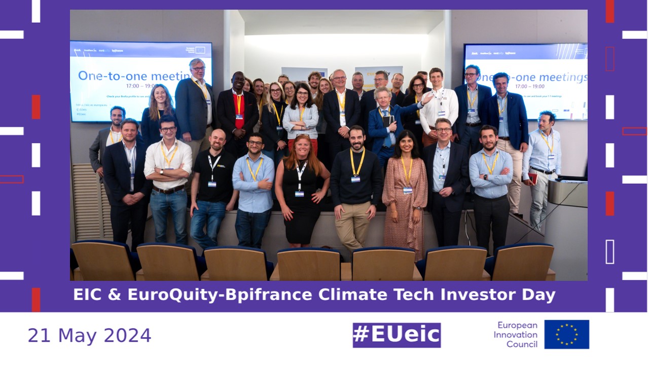 EIC and EuroQuity Bpifrance Climate Tech Investor Day