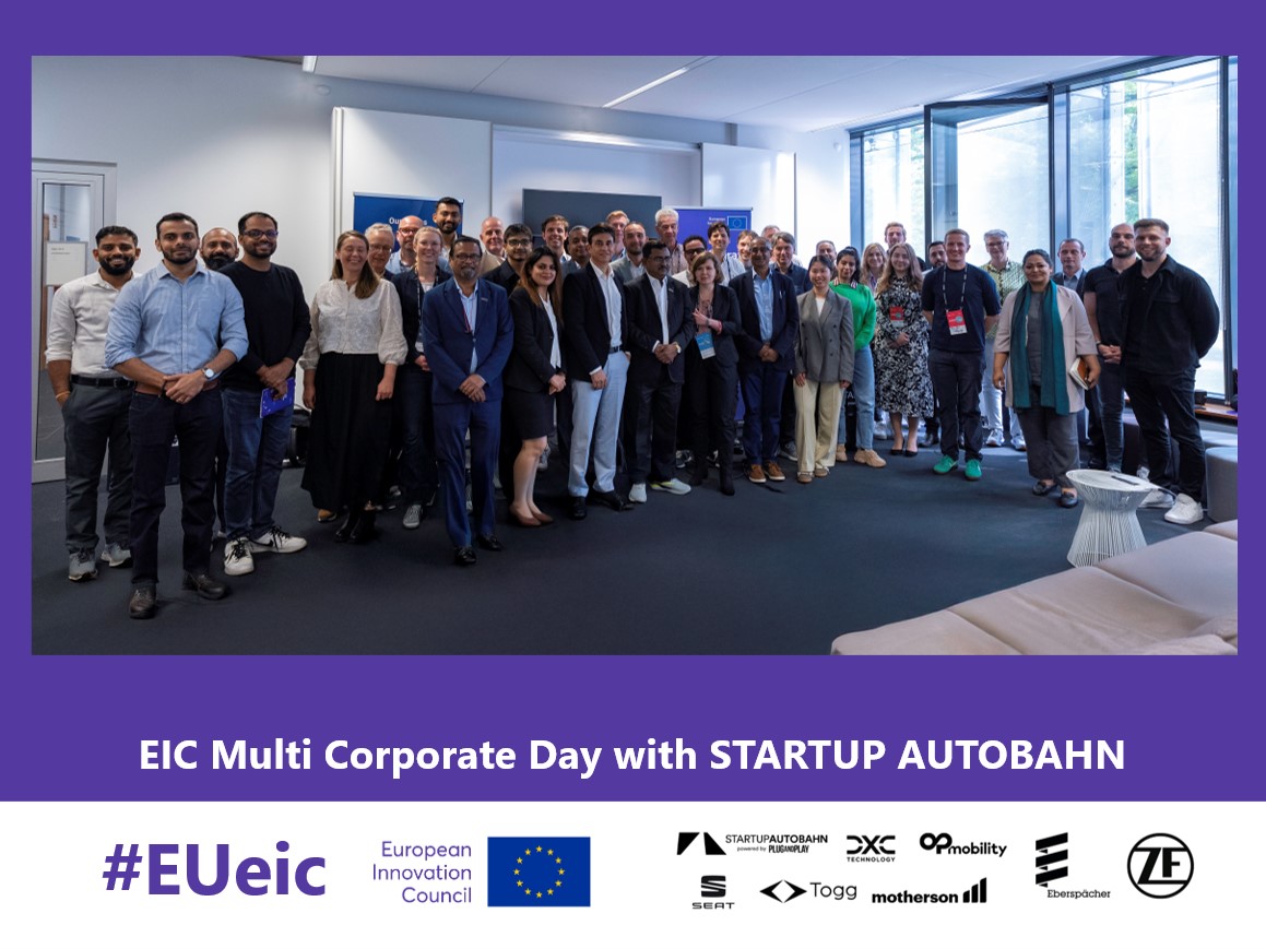 EIC Multi-Corporate Day with STARTUP AUTOBAHN