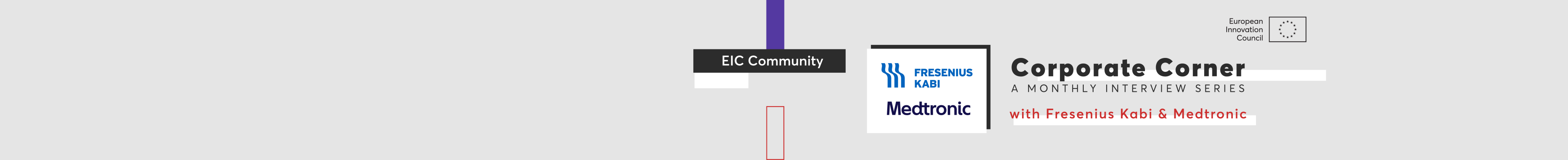 EIC Corporate Corner Fresenius Kabi & Medtronic General Community Banner