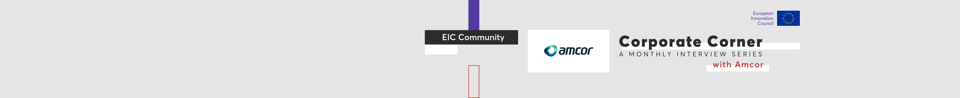 EIC Corporate Corner Amcor Community Banner