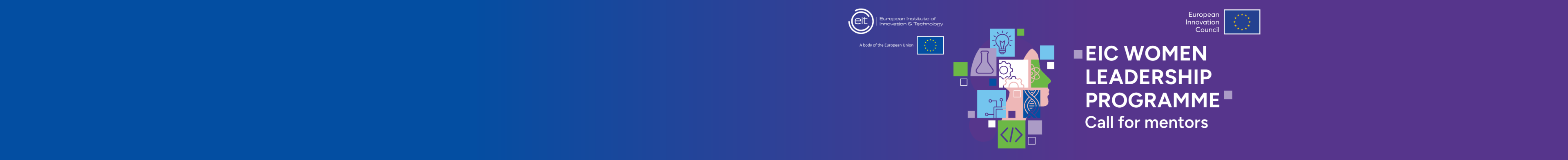 EIC Women Leadership Programme: Open call for mentors