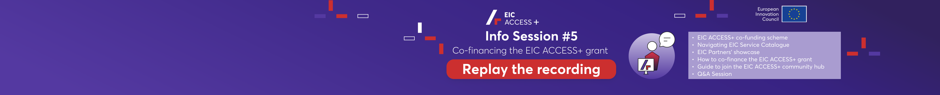 EIC ACCESS+ INFO SESSION 5 -Recording