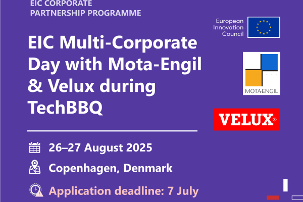 EIC Multi-Corporate Day with Mota-Engil and Velux at TechBBQ