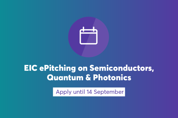 EIC ePitching on Semiconductors, Quantum & Photonics
