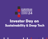 Investor Day on Sustainability & Deep Tech at the EIC Summit