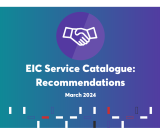 EIC Service Catalogue Updates and Recommendations