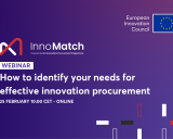 InnoMatch Webinar on How to identify needs for effective innovation procurement