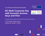 EIC Multi-Corporate Day with Ferrovial, Acciona, Sacyr and Vinci