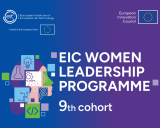EIC Women Leadership Programme 9th cohort: open call