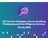 Ask me Anything session to present Protoptyping and Due Diligence Services from the EIC Service Catalogue